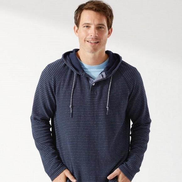 Tommy Bahama Stinson‎ Stripe Hoodie - NWT (New) - Picture 2 of 5
